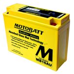 MB16AU MOTOBATT Quadflex AGM Bike Battery 12V 20.5Ah