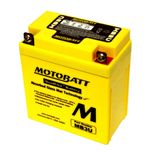 MB3U MOTOBATT Quadflex AGM Bike Battery 12V 3.8Ah