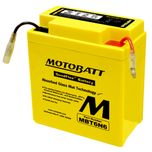 MBT6N6 MOTOBATT Quadflex AGM Bike Battery 6V 6Ah