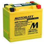 MBTX12U MOTOBATT Quadflex AGM Bike Battery 12V 14Ah