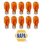 921A 21W Trade Box of 10 NAPA Halogen Capless Amber Bulbs NBU2921A