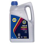 NAPA 15W-40 Premium Mineral Engine Oil 5L - N2025L N202