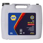 NAPA C3 5W-30 LS Fully Synthetic Low SAPS Engine Oil 20L - N22320L N223