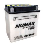 YB10L-B2 Numax Motorbike Battery 12V 11Ah YB10LB2