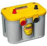 Optima Yellow Top Battery YTU 4.2 (8014-254) (BCI D34/78) YTU4.2 AGM
