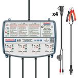 Optimate 3 X4 Quad Bank 12V 0.8A Motorcycle Battery Charger & Optimiser TM456/TM-454BS