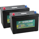 Pair of LVC26MF Powerline Leisure Battery 12V