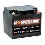 PL45-12 Powerline Mobility Battery 12V 40Ah