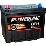 031 Powerline Car Battery 12V