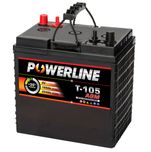 T105 AGM Powerline Battery Deep Cycle 224Ah
