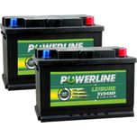 Pair of XV94MF Powerline Leisure Battery 12V