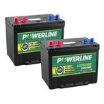 Pair of XVC24MF Powerline Leisure Battery 12V