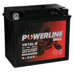 YB16L-B AGM Powerline Motorcycle Battery 12V 19Ah
