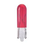 W2x4.6d (286) 12V RING Capless Indicator & Panel Red Bulb RU286R