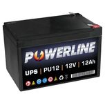 PU12 Powerline UPS Battery 12Ah