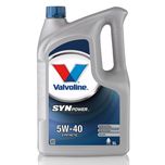 Valvoline SYNPOWER A3/B4 5W-40 Fully Synthetic Engine Oil 5L - 872382