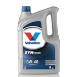 Valvoline SYNPOWER 0W-40 A3/B4 Fully Synthetic Engine Oil 5L - 872589