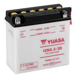 12N5.5-3B Yuasa Conventional Motorcycle Battery 12V 5.5Ah 55A