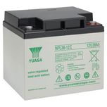 Yuasa NPL38-12 - NPL-VRLA Valve Regulated Lead Acid Battery 12V 38Ah