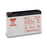 Yuasa NP7-6 NP-VRLA Valve Regulated Lead Acid Battery 6V 7Ah