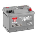 YBX5075 Yuasa Silver High Performance Car Battery 12V 60Ah HSB075