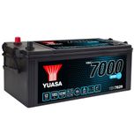YBX7629 Yuasa YBX7 EFB Start Stop Commercial Vehicle Battery 12V 185Ah