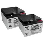 Pair of Yuasa NPC24-12 Cyclic Battery