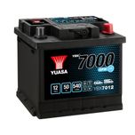 YBX7012 Yuasa EFB Start Stop Car Battery 12V 50Ah