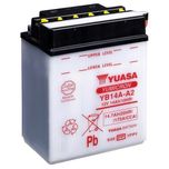 Yuasa YB14A-A2 YuMicron Motorcycle Battery