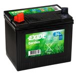 896 Exide U1L-250 Lawn Mower Battery 12V 24Ah 4901