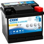 ES450 Exide G40 Marine Leisure Equipment GEL Battery 40Ah