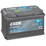 EA722 Exide Premium Car Battery 096TE