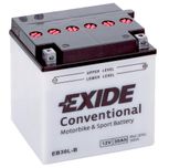 Exide EB30L-B 12V Conventional Motorcycle Battery
