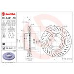 Brembo Brake Disc Single Vented Front Right 09.8421.11