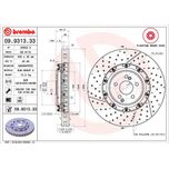 Brembo Brake Disc Single Vented Front 09.9313.33