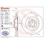 Brembo Brake Disc Single Vented Front 09.9915.11