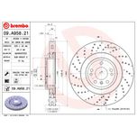 Brembo Brake Disc Single Vented Front 09.A958.21