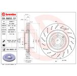 Brembo Brake Disc Single Vented Front 09.B855.51