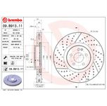 Brembo Brake Disc Single Vented Front 09.B913.11
