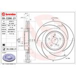 Brembo Brake Disc Single Vented Front Right 09.C266.21