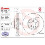 Brembo Brake Disc Single Vented Front 09.C393.13