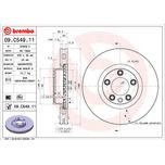 Brembo Brake Disc Single Vented Front 09.C549.11