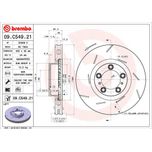 Brembo Brake Disc Single Vented Front Left 09.C549.21