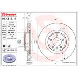 Brembo Brake Disc Single Vented Front 09.C819.11