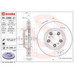 Brembo Brake Disc Single Vented 09.C986.21