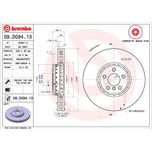 Brembo Brake Disc Single Vented 09.D094.13