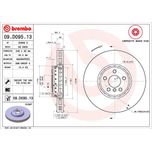 Brembo Brake Disc Single Vented 09.D095.13