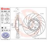Brembo Brake Disc Single Vented Front 09.D601.43