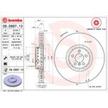 Brembo Brake Disc Single Vented 09.D897.13