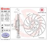 Brembo Brake Disc Single Vented 09.D897.23